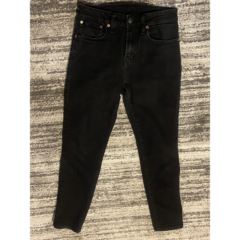 Men's American Eagle Airflex +30X30 Black Denim Jeans